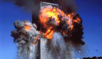 11 сентября башни близнецы Нью-Йорк трагедия взрыв