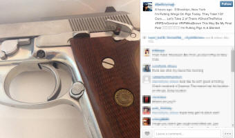 Gun Instagram Cop Kill