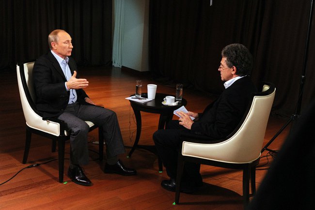 Putin on German Television