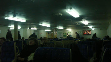 Passenger area of Crimean ferry