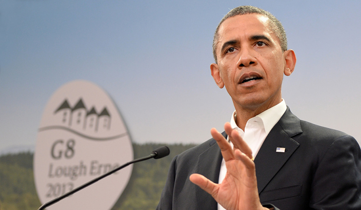 Барак Обама саммит g8 2013
