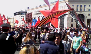 Communist March Photos on Victory Day taken with a really bad palm camera 25